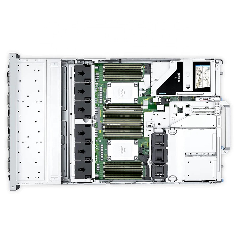 Dells Emc Poweredge R640 650 R740 R750 R940 Stores Hosts Virtualization Database 2u Rack Server