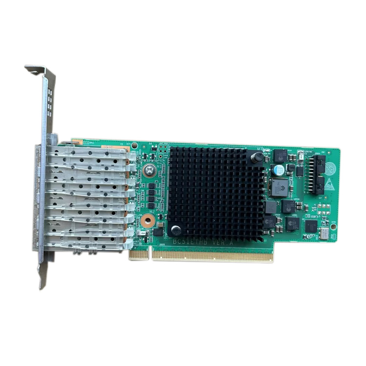 Intel Ethernet Network Adapter Internal Wired 2/4 Port X710 X710-da2 X710-T2L X710-da4 10/25Gb PCI Network Card for Server