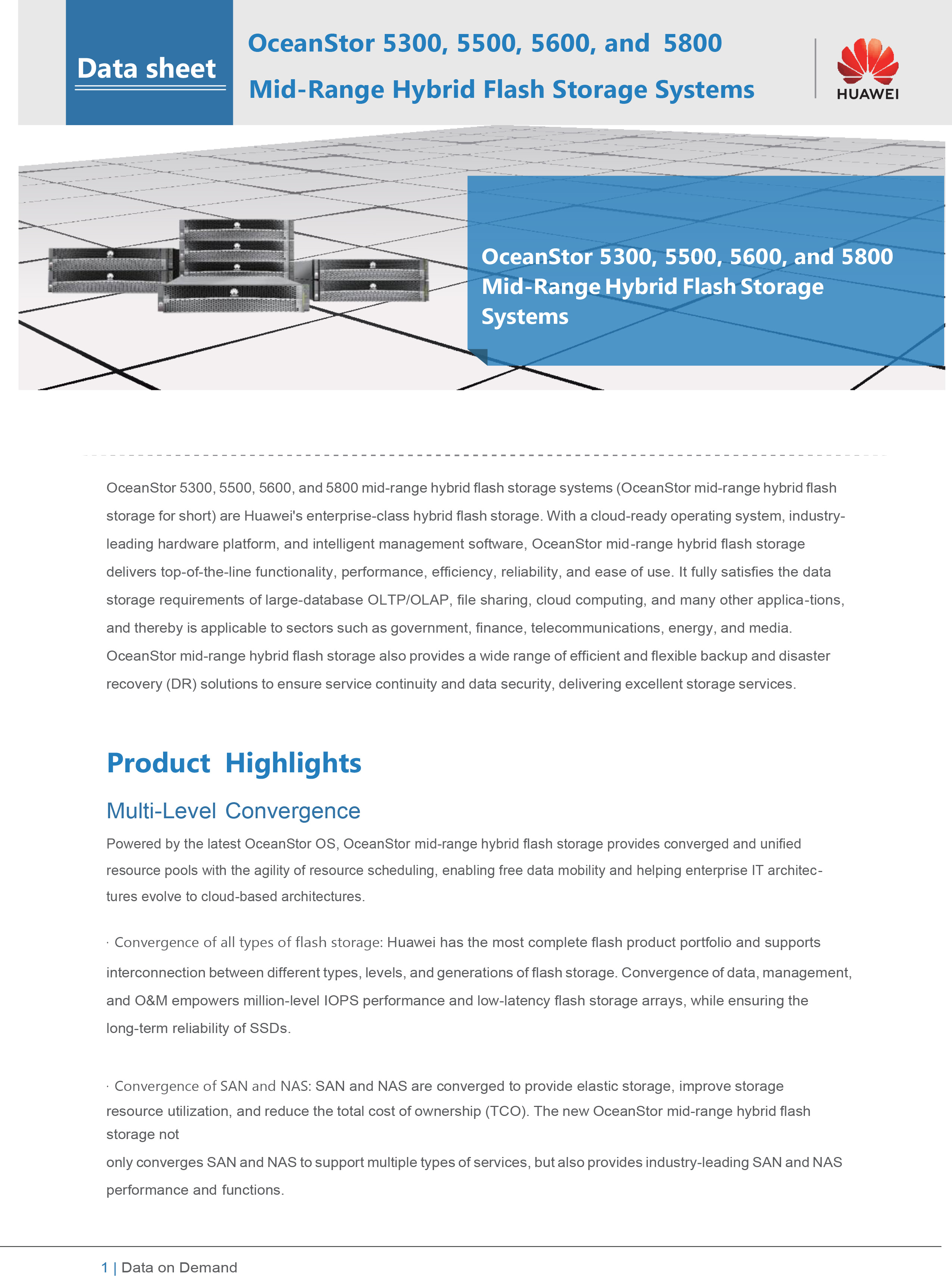 OceanStor System Storage Server