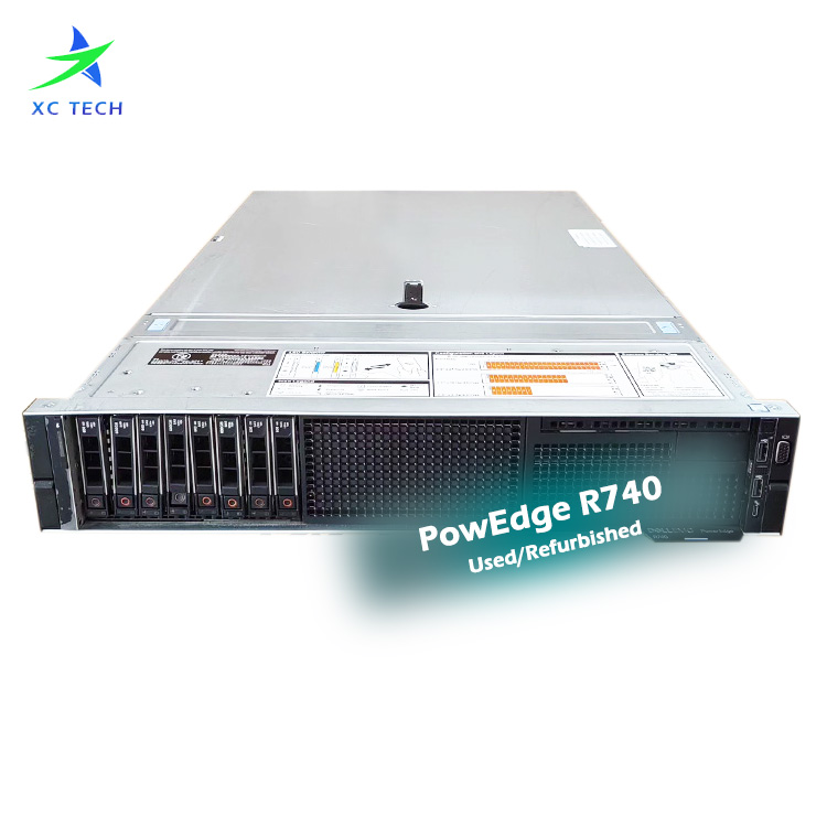 Used Refurbished Dells EMC PowerEdge R740 R740XD 2U 2-Socket Rack Server With Intel Xeon Processor/DDR4 Memory/750W Power