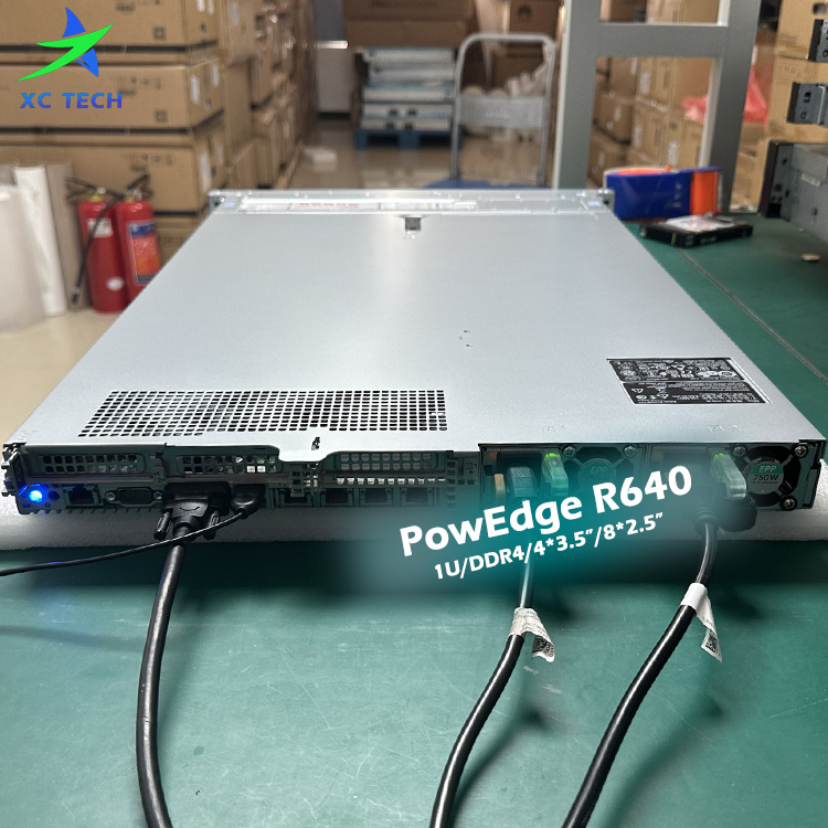 Cheap Dells EMC PowerEdge R640 1U Virtualization Rack Server with R640 8*2.5 Chassis/Intel Xeon Gold Processors/DDR4 Memory