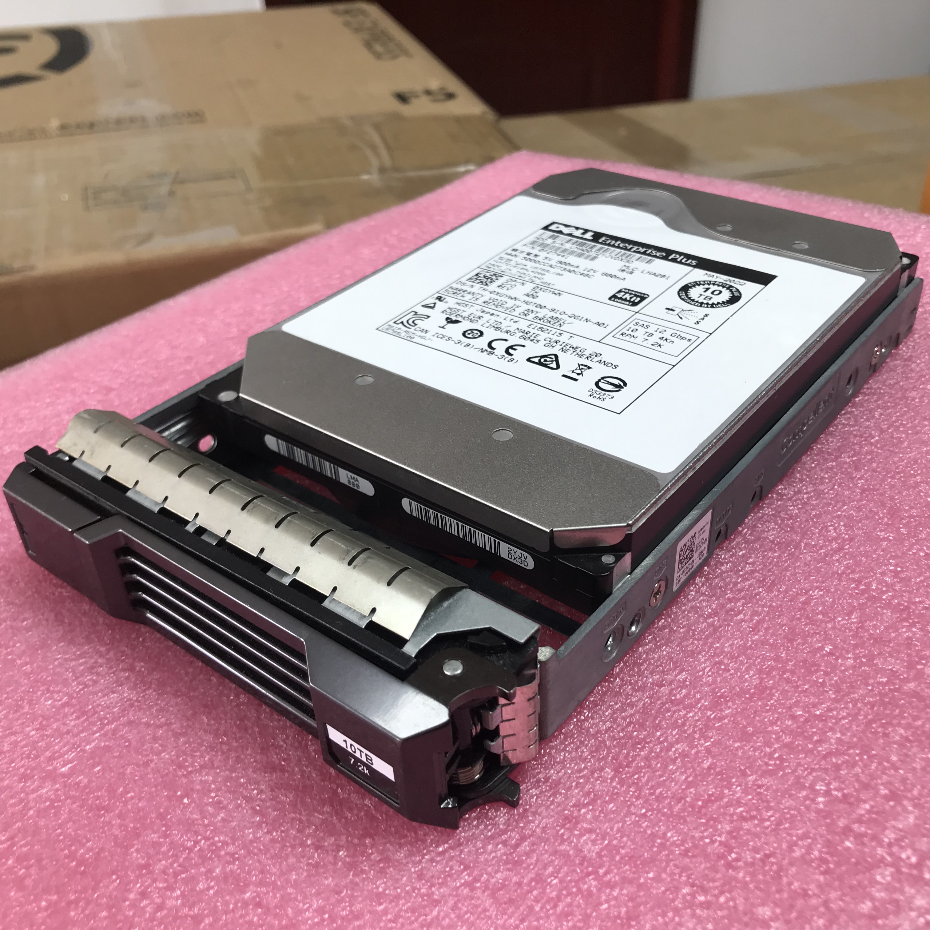 Dells 0XGYWN SCv2000/SCv2020/SCv3020/SCv3000 Series Internal New 10T SAS Server HDD Storage Array
