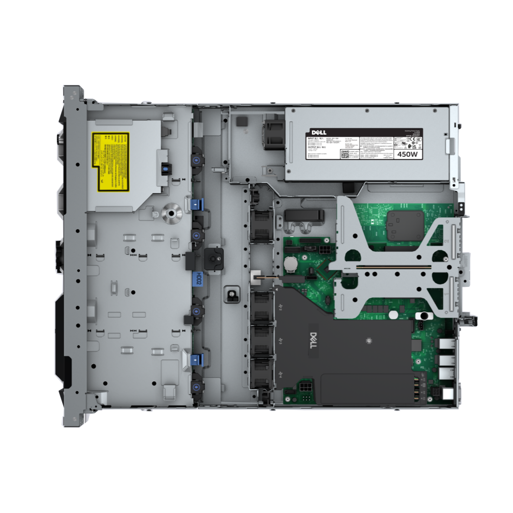 Dells PowerEdge R250 R260 1U Rack Mount Server with Intel Xeon E-2400 Series up to 8 Cores Newly-Designed One Server Informatiqu