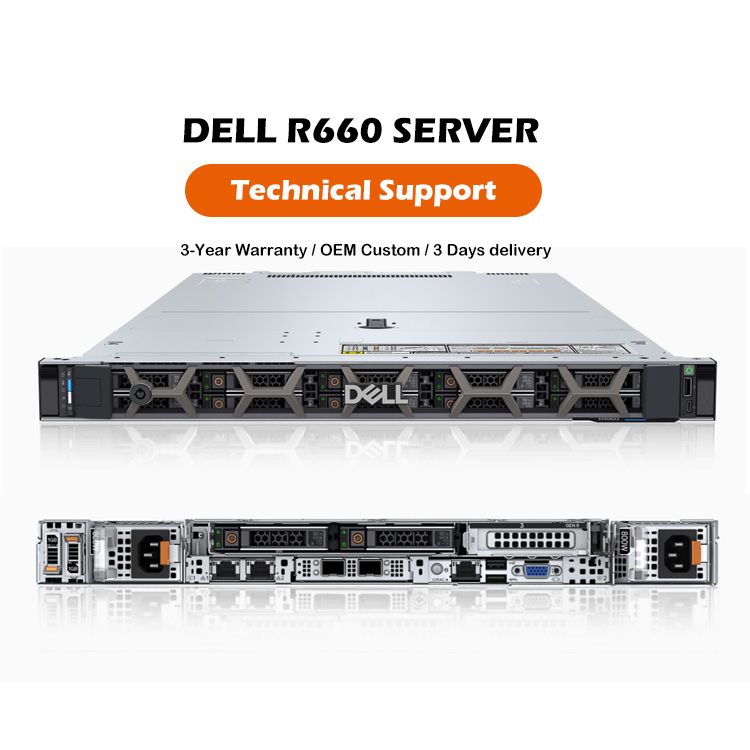 Wholesale Cheap Brand New Used Intel Xeon Processors Dells EMC PowerEdge R610 R620 R630 R640 R650 R660 1U Rack Server in Stock