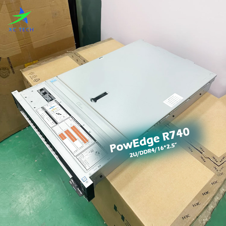 Dells EMC PowerEdge R740 R740XD Low-Power Database Storage Rack Server with 8/16/24sff Chassis/Intel Xeon Processor/DDR4 Memory