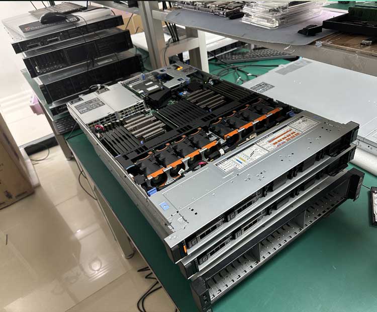 Refurbished Used Dells EMC PowerEdge R640 1U Virtualization Rack Server with Intel Xeon Gold 6230N Processors/16G RAM/600G HDD