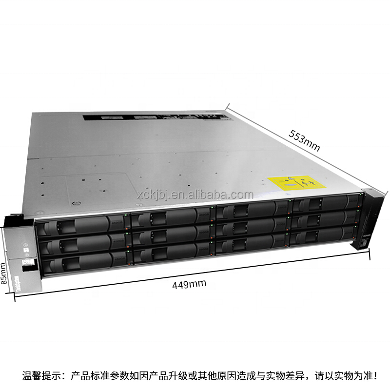 Cheap ThinkSystem DE 120S 2U12 LFF Expansion Enclosure Lenovos DE 2000H 4000H 6000H Storage Server