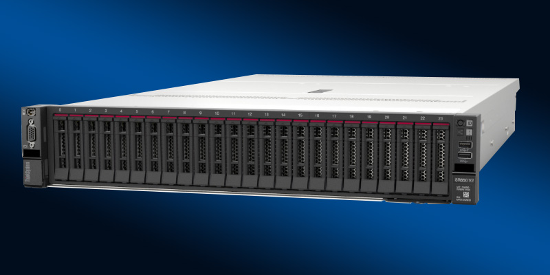 ThinkSystem SR650 V2 Front View