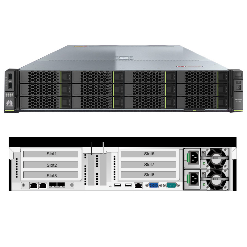 New Custom 2U DDR4 Huaiweis Taishan 100 Kunpeng 2280 Rack Server With Kunpeng 916 Processor