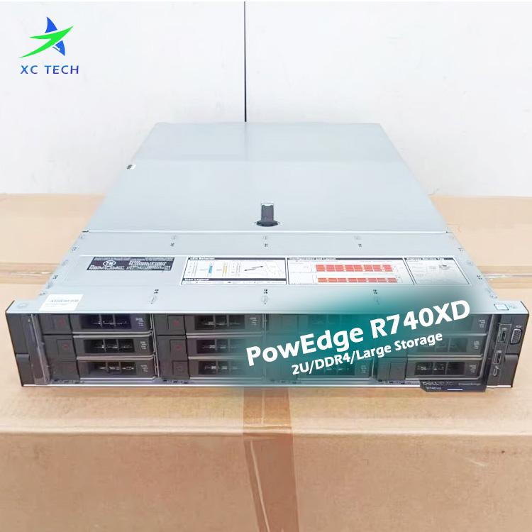 Refurbished/Used 2U Dells EMC PowerEdge R740 R740XD Rack Server with Intel Xeon Gold Processor/DDR4 Memory/128G RAM