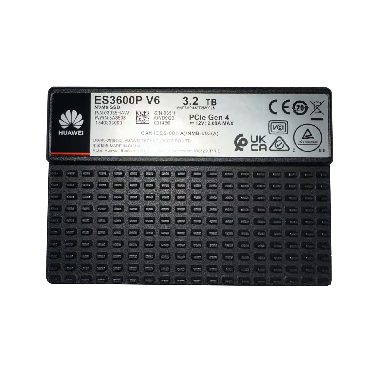 Brand New for ES3600P V6 NVMe PCIe Gen 4 Server SSD 1.6T 3.2T 6.4T 2.5 Inch Internal Read/Write Speed 501-600/601-700MB/S