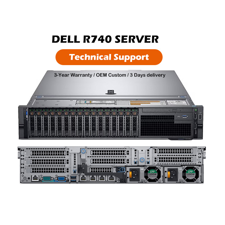 Brand New Dells EMC PowerEdge 2.5" 3.5" R740 R740xd X86 Intel Xeon DDR4 2U Rack Server With 3-Year Warranty