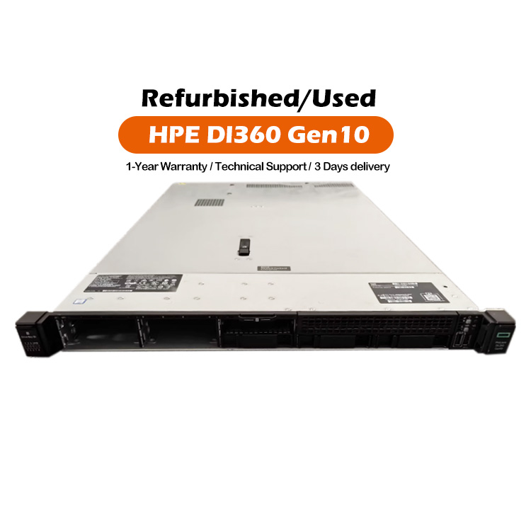 Used 1U HPE Proliant Dl360 Gen9 Gen10 Rack Server Platinum Intel Xeon CPU DDR4 Memory RAID P240ar P440 P408I-A 1 Year Warranty