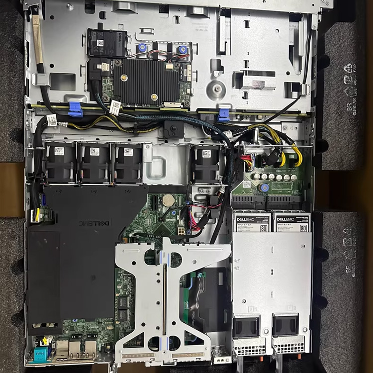 Original Stock Dells EMC PowerEdge R350 1U Rackmount Server with Intel Xeon E-2300 Series DDR4 Memory