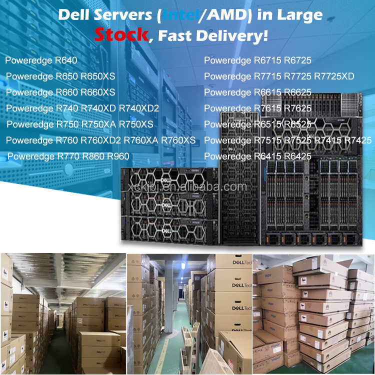 Original for Dell EMC Poweredge R940xa 4U Network GPU Ai Deepseek Enterprise Rack Server in Stock