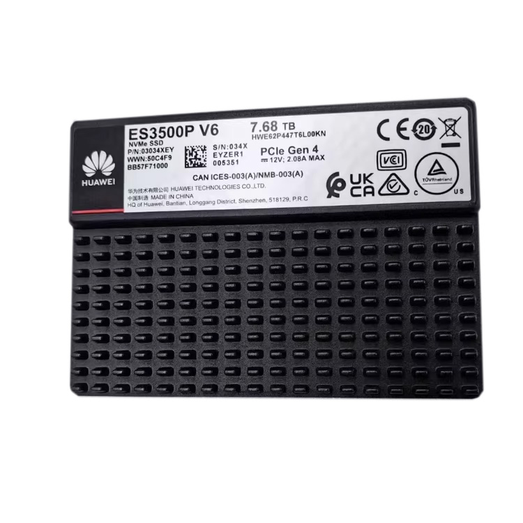 Huaiweis ES3500P V6 Internal SSD Solid State Drive 7.68T NVME U.2 PCIe GEN4 2.5" 1DWPD Read Intensive Server New 3-year Warranty