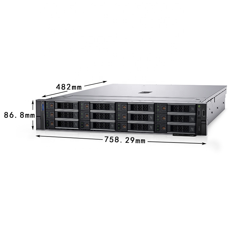 Dells Emc Poweredge R640 650 R740 R750 R940 Stores Hosts Virtualization Database 2u Rack Server