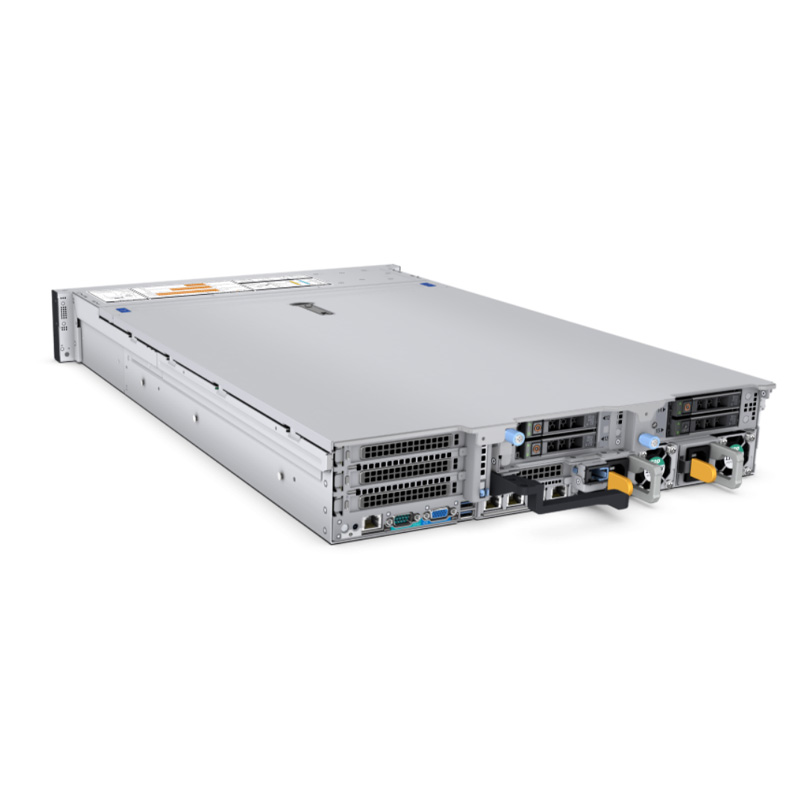 Hot Sale Dells PowerEdge R740 Server Customization 2 X Intel Processor/RAM 64GB/HDD 1.2TBx2 D Ell Server R740