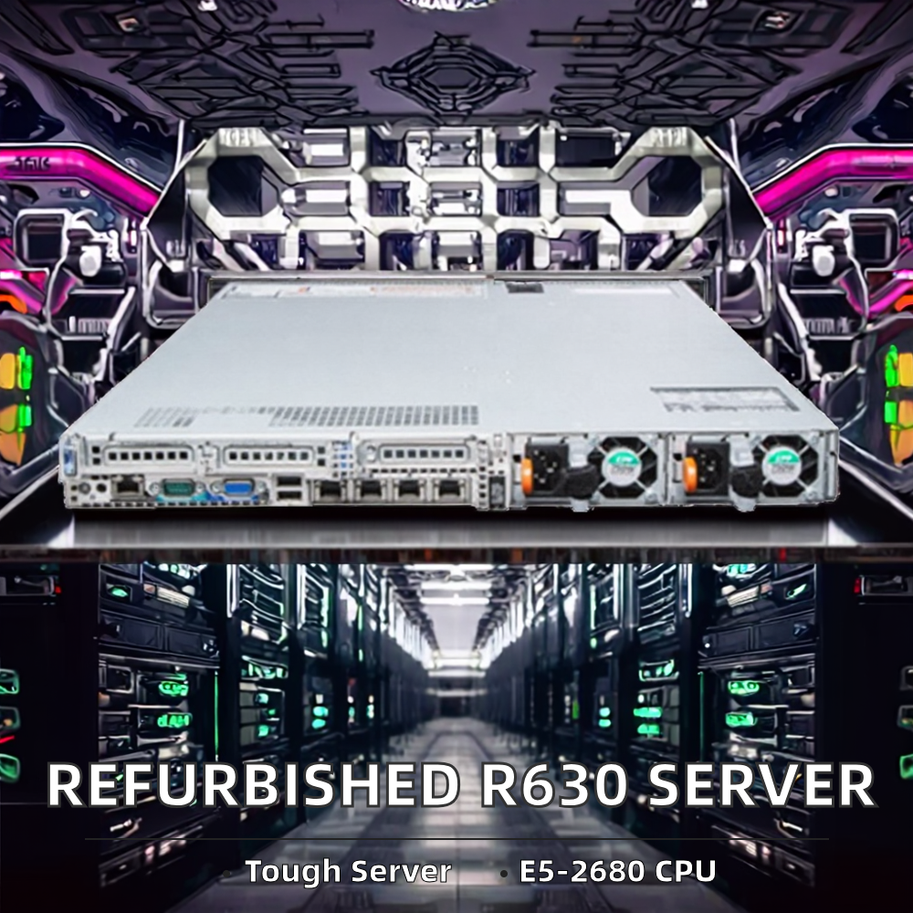Hot Selling Original Refurbished Intel Xeon Dells Poweredge R610 R620 R630 1U Used Rack Server