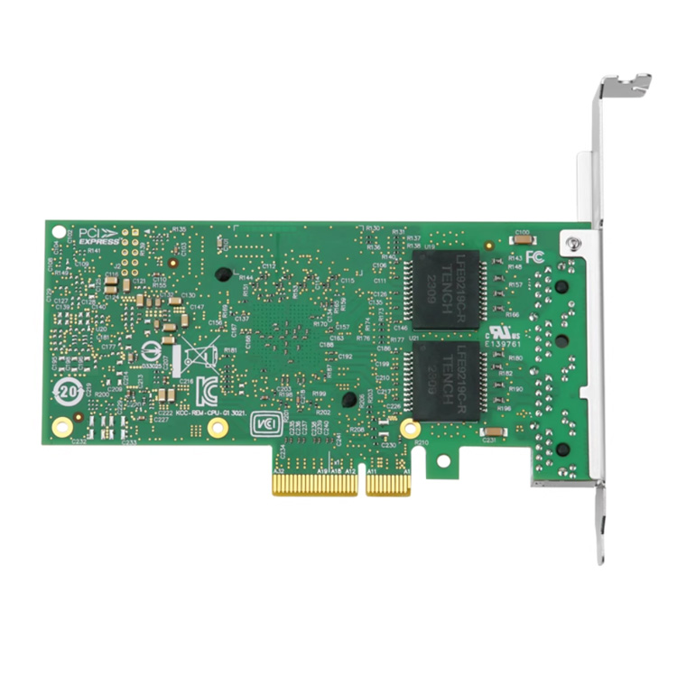 Intel 2/4 Port I350 X520 X710 XXV710 E810 PCIE 10/25/100Gb I350 T4v2 Network Interface Chip for Server Wired PCI Interface Stock