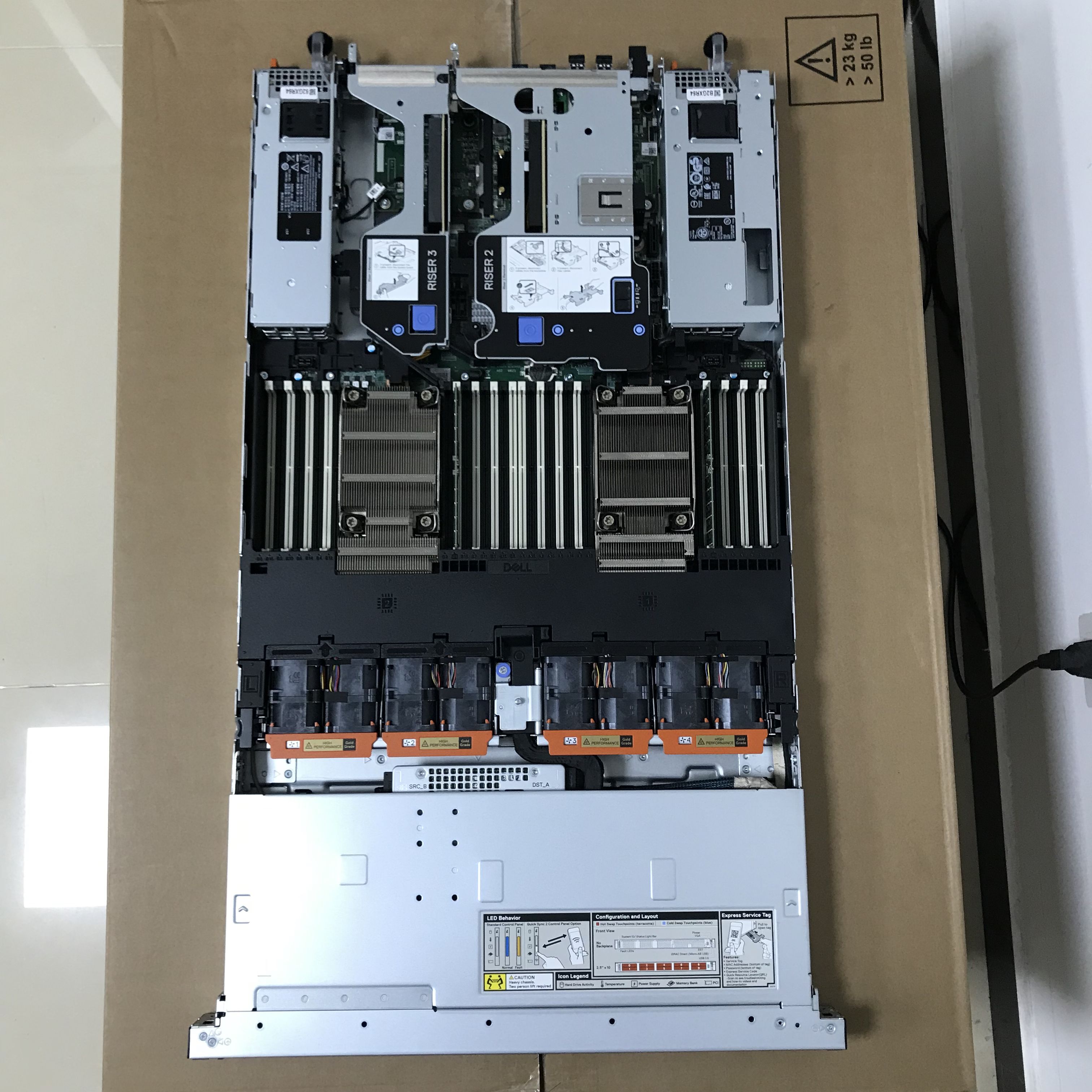 Best-selling Intel Xeon 1U 2.5"/3.5" Chassis 8sff 10sff Dells EMC PowerEdge R610 R620 R630 R640 R650 R660 Rack Server for Sale