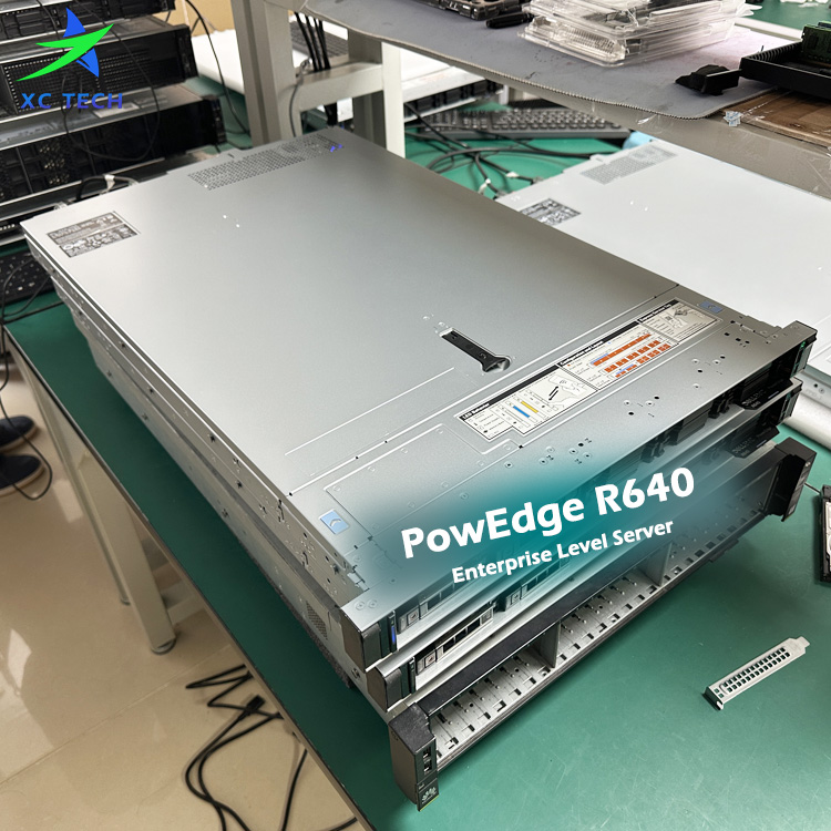 Hot Sale Dells EMC PowerEdge R640 4*3.5/8*2.5 Inch Chassis Cloud Computing Universal Rack Server with Intel Xeon Bronze CPU