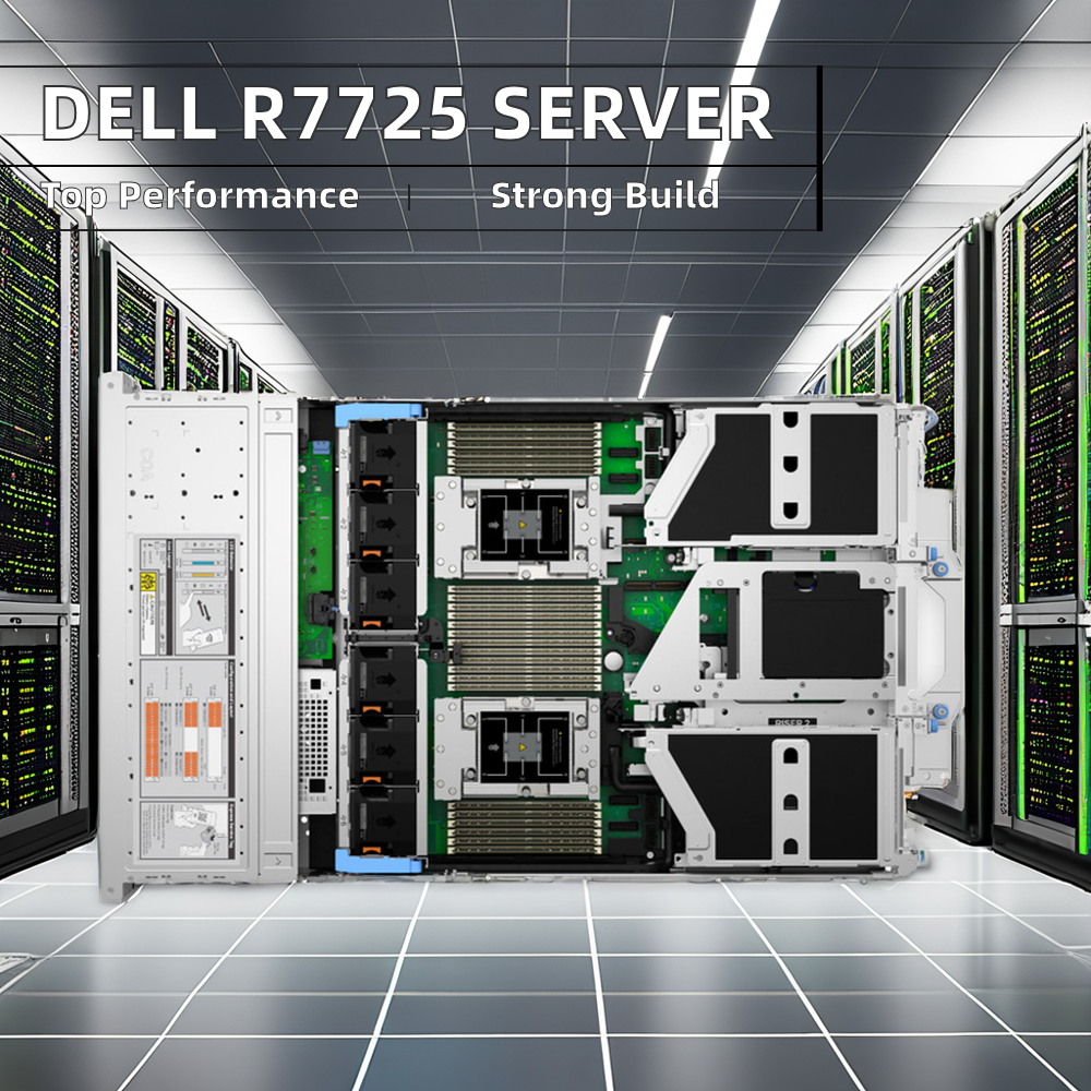 Brand New Dells PowerEdge R7725 Rack Server AMD EPYC 2U PowerEdge R7725 Computer Rack Server Price