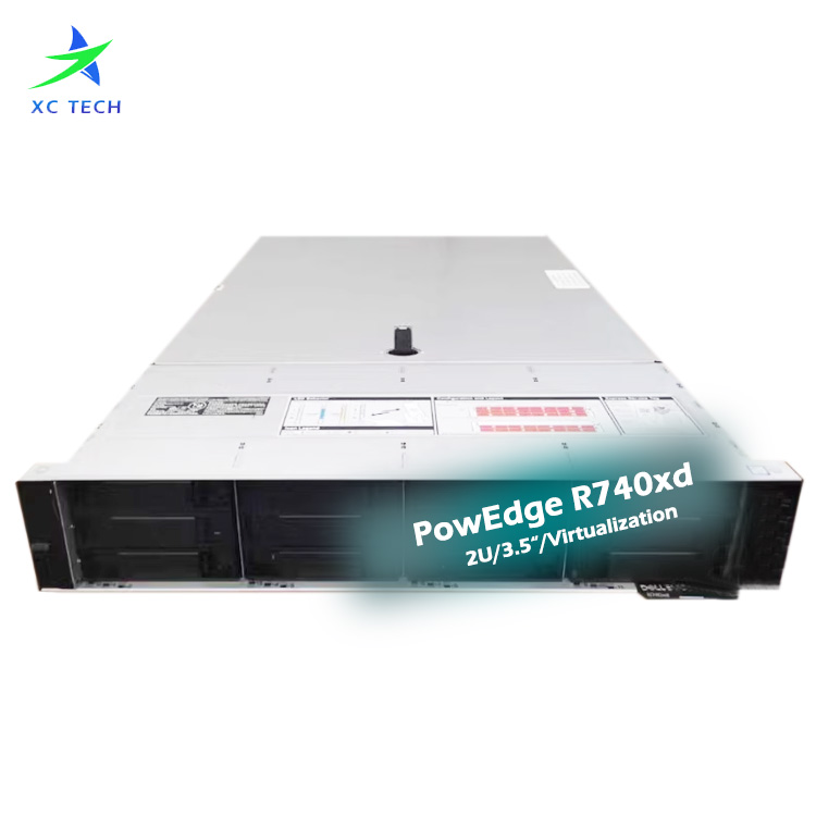 Original 2U Dells EMC PowerEdge R740 R740XD Rack Server with Intel Xeon 6230R Processor/32G RAM/4T HDD/750W Power