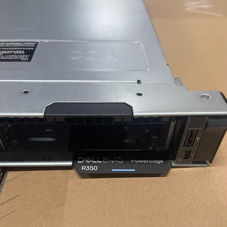 Original Stock Dells EMC PowerEdge R350 1U Rackmount Server with Intel Xeon E-2300 Series DDR4 Memory