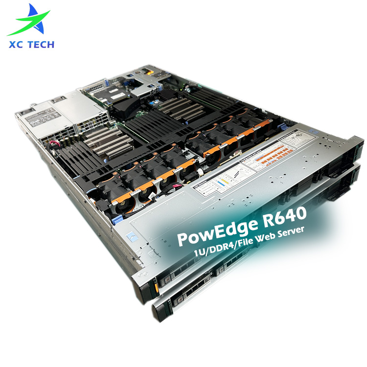 Low-Price Dells EMC PowerEdge R640 1U 2.5/3.5 Inch Enterprise Level Rack Server with Intel Xeon Gold CPU/DDR4 RAM/750W Power