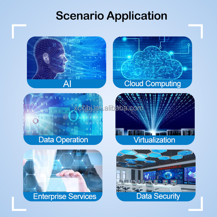 Deep Learning Artificial Intelligence 4090 GPU Server 4U Deepseek AMD Processor 8 10 GPU AI Server with Multiple GPU