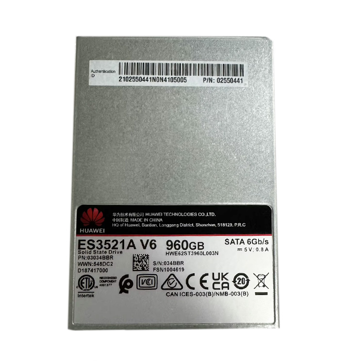 Wholesale for Huawei ES3521A V6 SATA SSD 6Gb/s 1DWPD Internal 480G 960GB 1920G/1.92T Solid State Drive Server Read Intensive