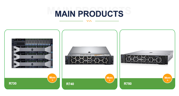 Wholesale Custom R650 R650XS R750 R750XA R750XS GPU Host D Ell 2U Rack Server for Sale