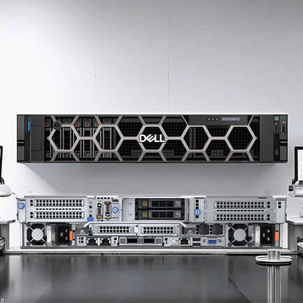 D Ell EMC Poweredge R860 Large Capacity Database AI Virtualization VDI GPU Server Rack