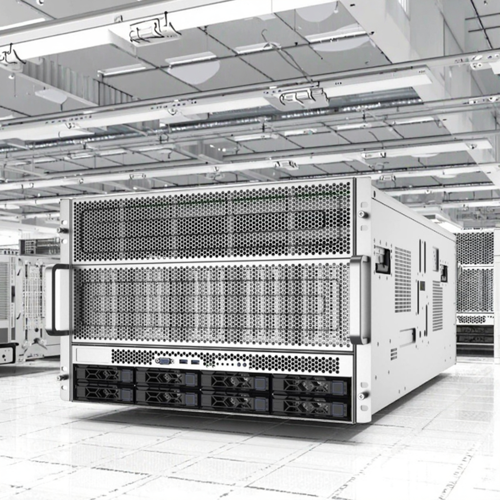 AMD EPYC 9004/9005 CPU 8 GPU 7U Deepseek AI Inference Server 3-Year OEM Rack Space Artificial Intelligence Applications in Stock