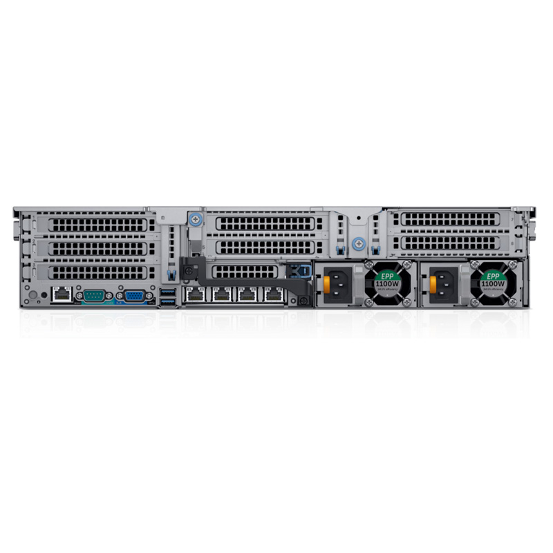 Hot Sale Dells PowerEdge R740 Server Customization 2 X Intel Processor/RAM 64GB/HDD 1.2TBx2 D Ell Server R740