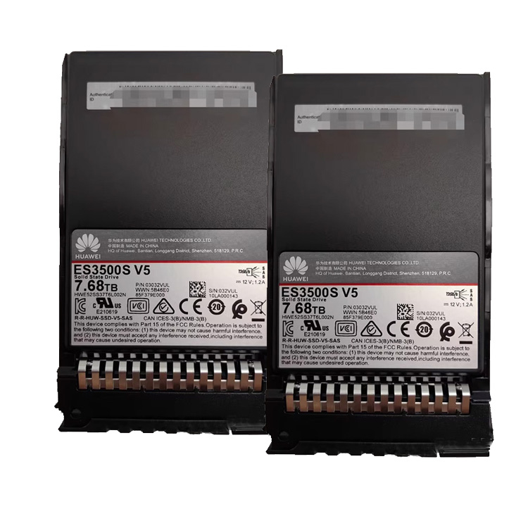 Huaiweis ES3500S V5 7.68T Server Solid State Drive SAS Interface 12Gb/s Internal New 3-Year Warranty 2.5" Metal & Plastic Shell
