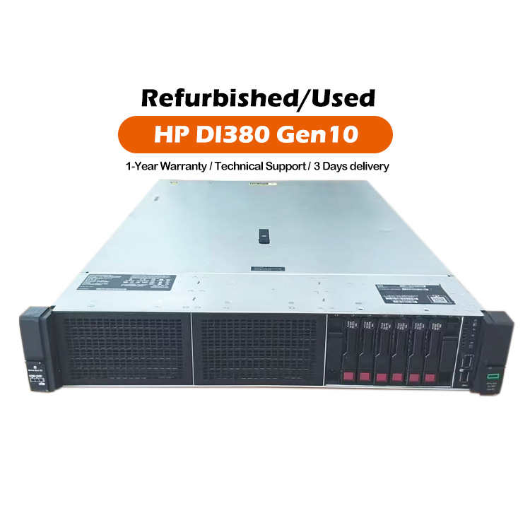 Wholesale Customize Refurbish Used DDR4 1 Year Warranty 2.5" 3.5" Intel Xeon 800W Hpe Proliant Dl380 Gen9/Gen10 2U Rackmount