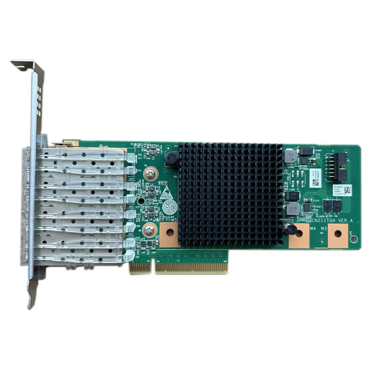 Intel Ethernet Network Adapter Internal Wired 2/4 Port X710 X710-da2 X710-T2L X710-da4 10/25Gb PCI Network Card for Server