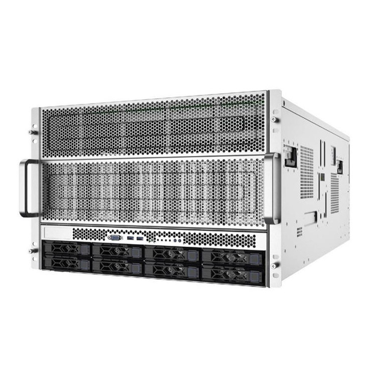 7U Deep Learning OEM AI Server AMD EPYC CPU 8 NVIDIA GPU DeepSeek R1 V3 for Artificial Intelligence Consumer Electronics