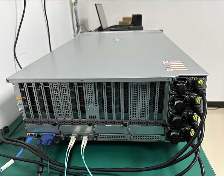 Deep Learning Intel Processor Artificial Intelligence RTX 4090 Server Huaweis G5500 V7 4U AI 8 GPU Video Server Rack