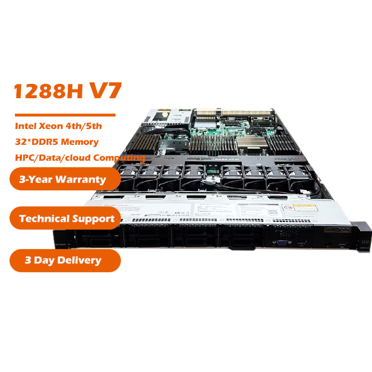 Wholesale Customizable Intel X86 Huawies Data Server Original Xfusion FusionServer 1288H V5 V6 V7 1U Rack Server