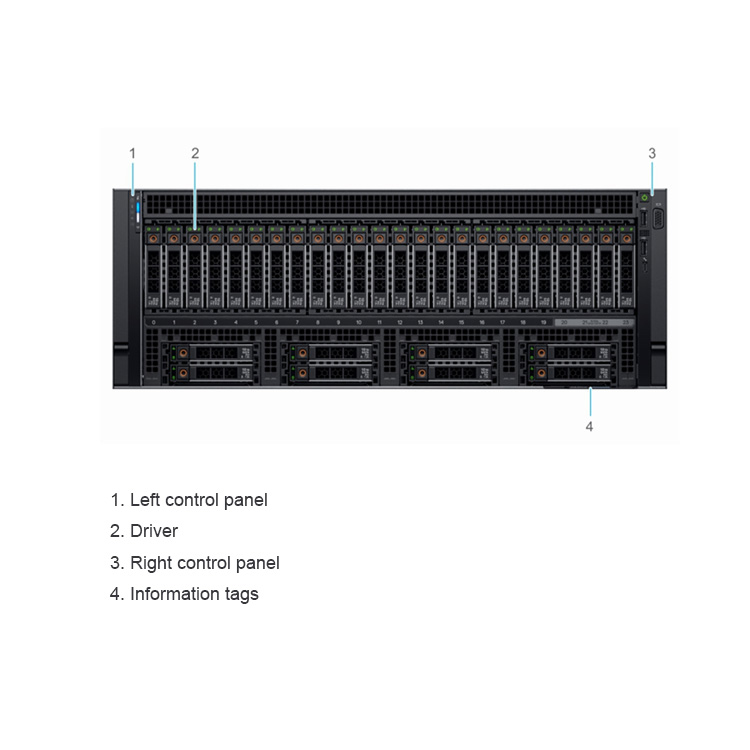 Hot Selling Dells R940 3U Rack Server EMC PowerEdge R940 Ai Training Computer Server Price