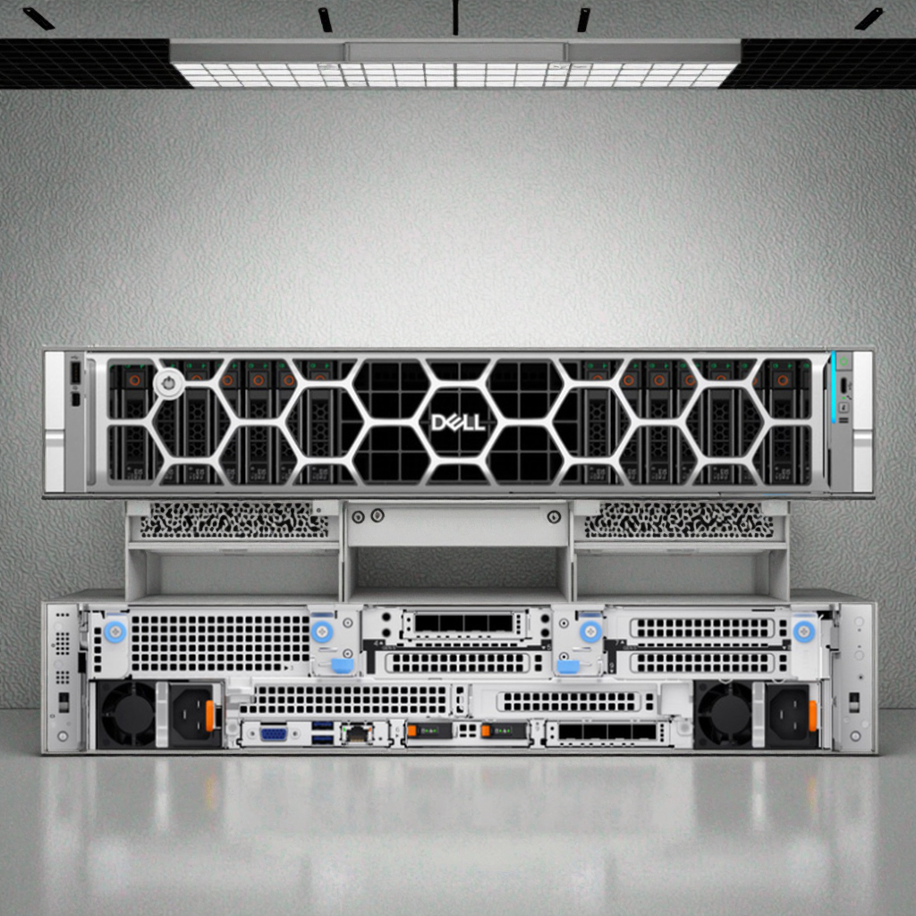 New Customized for Dell EMC PowerEdge R7715 2U Web HPC Database Rackmount Server with AMD EPYC Processor in Stock