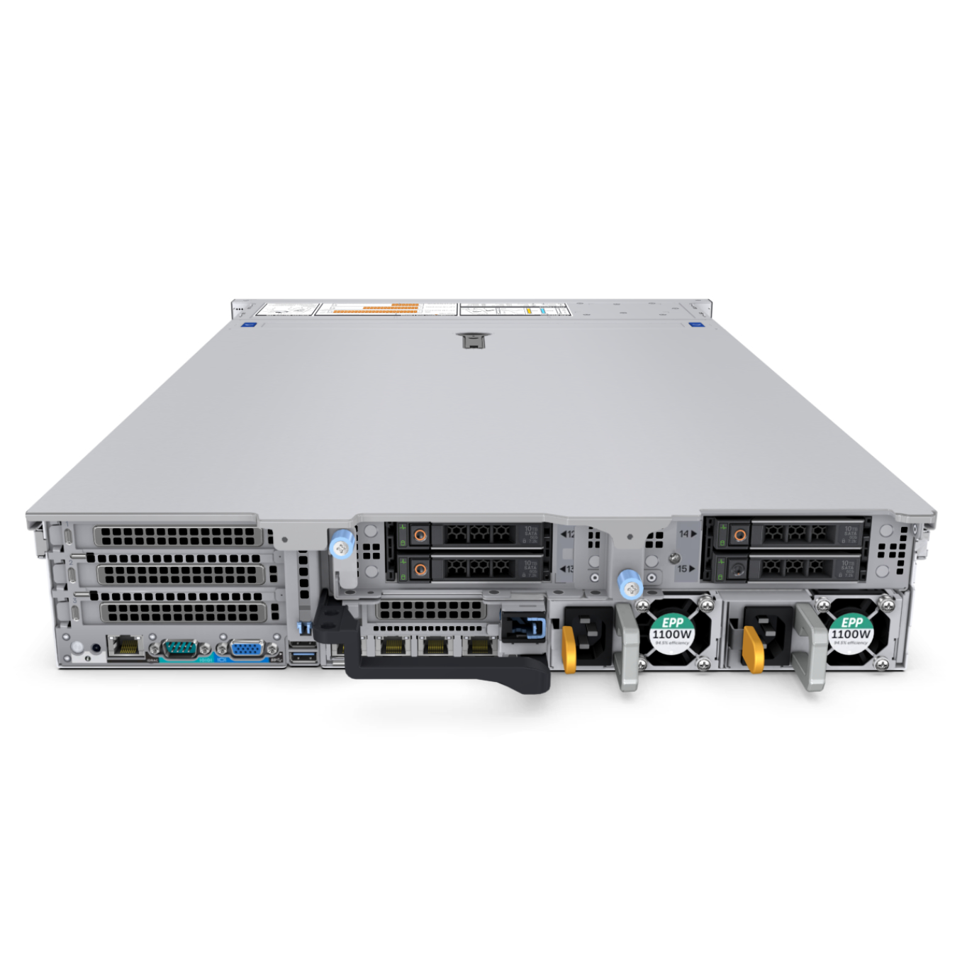 High Performance 2U Rack Server Intel Xeon Processor 128GB RAM D Ell PowerEdge R740