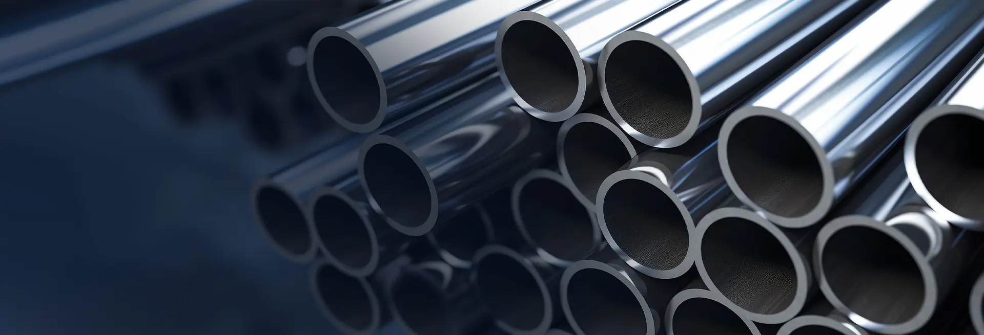 Stainless steel tube bundles prepared for international shipment