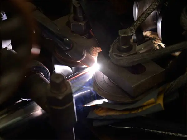 Plasma welding process for stainless steel tubes