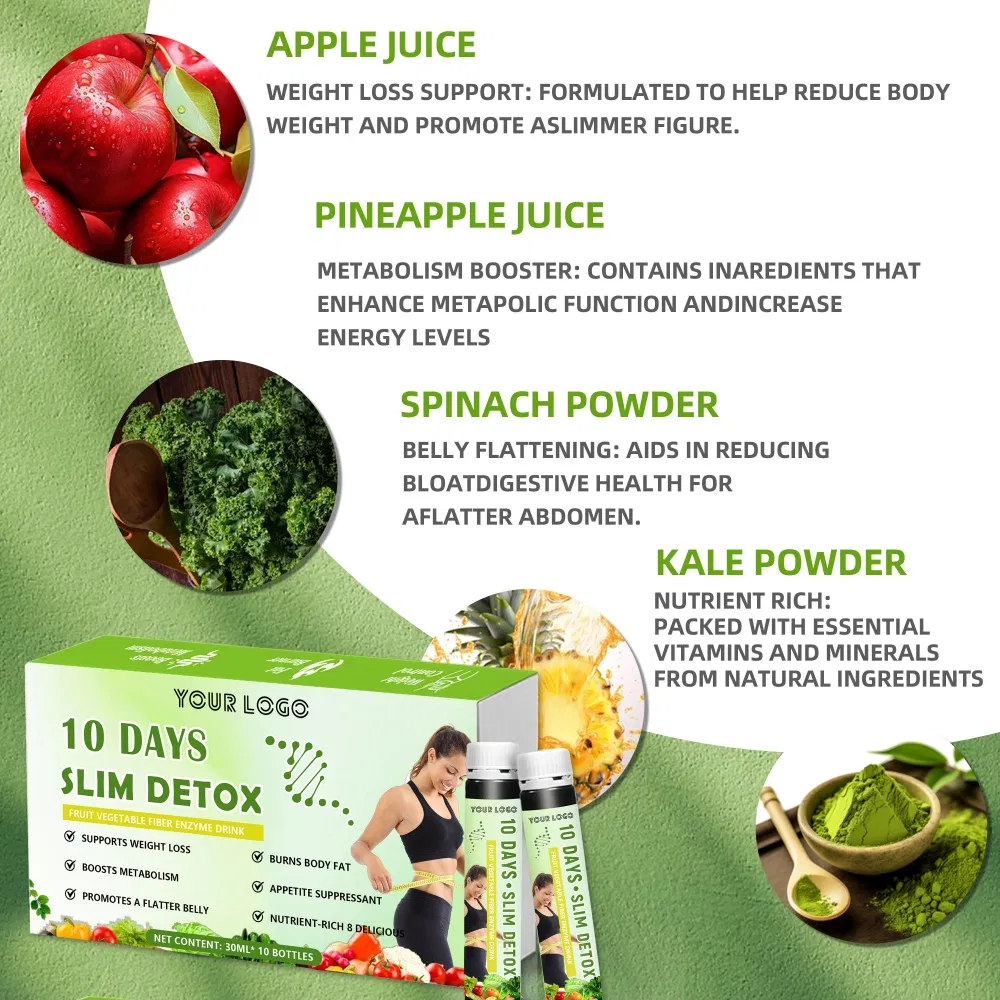 OEM/ODM Konjac Powder (Glucomannan) Promotes Excretion Weight Loss Oral Liquid