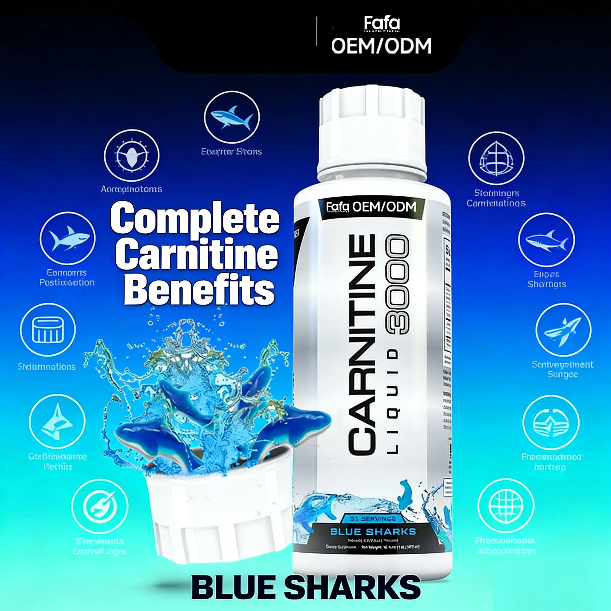 Vitamin Support Drops: L-Carnitine and Herbal Extract Oral Liquid