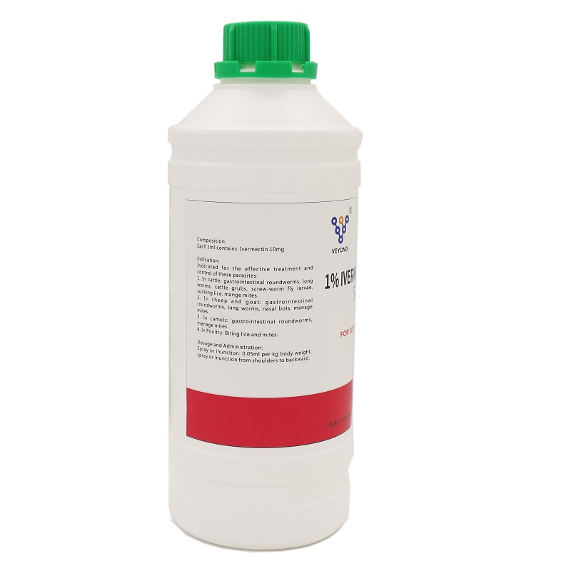 Pharmaceutical Manufacturers Veterinary Medicine Ivermectina 100ml 1% Ivermectin Pour on Solution